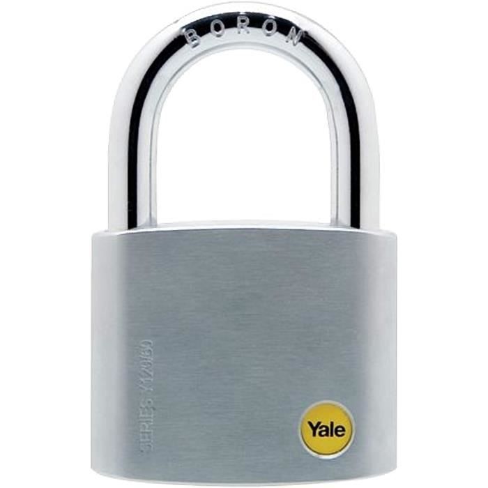 Yale Y210C/51/127/1 - Cadenas Haute Sécurité Extérieur 51 mm avec Anse Protégée Bore, 3 Clés