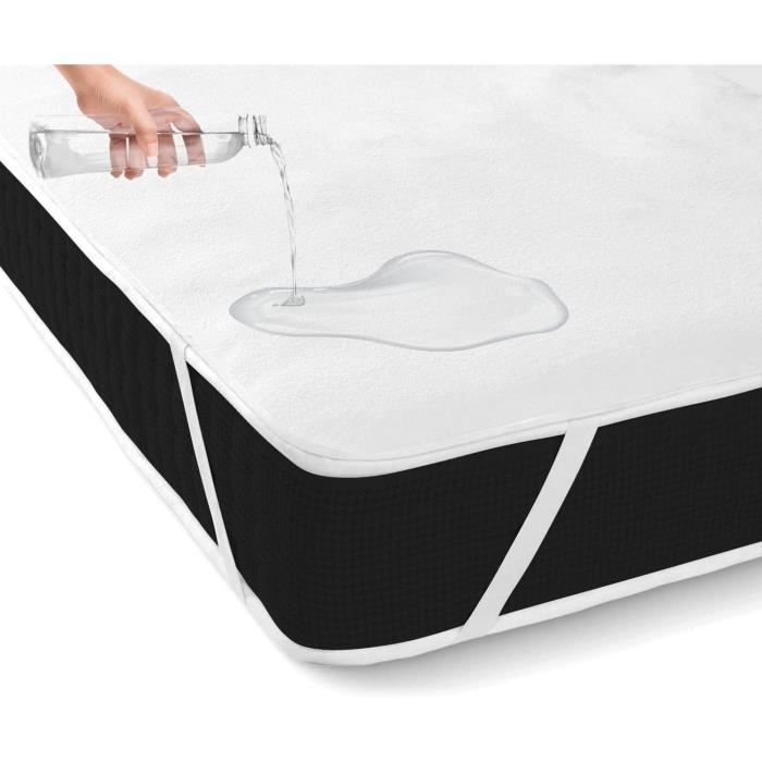 Protège-Matelas Imperméable Et Respirant - Ambesonne - Lit Double Avec Sangles