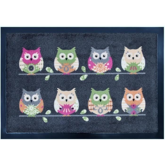 Paillasson Intérieur Gris Astra Rib Line 25x60cm Lot De 3 - Antidérapant Anti-Salissures
