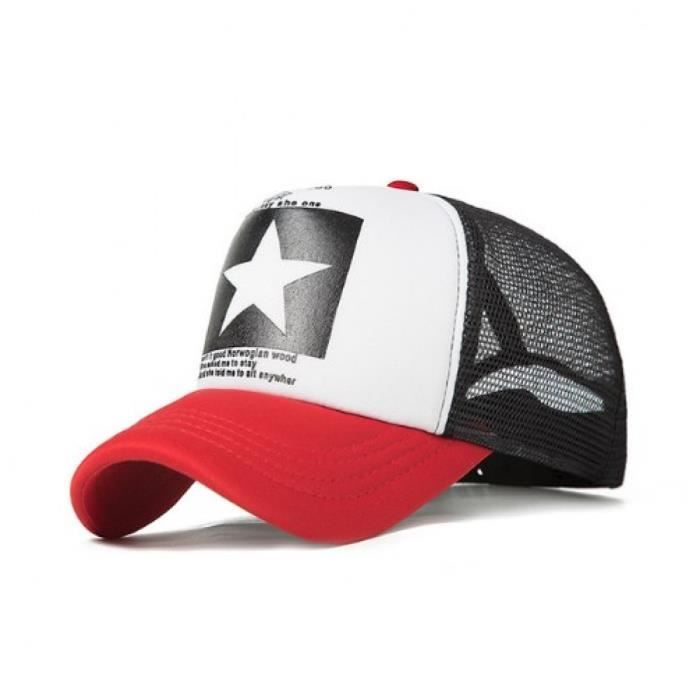 Casquette Macron Etoile Rouge Belgrade – Fan Cap Rouge Ajustable RSB