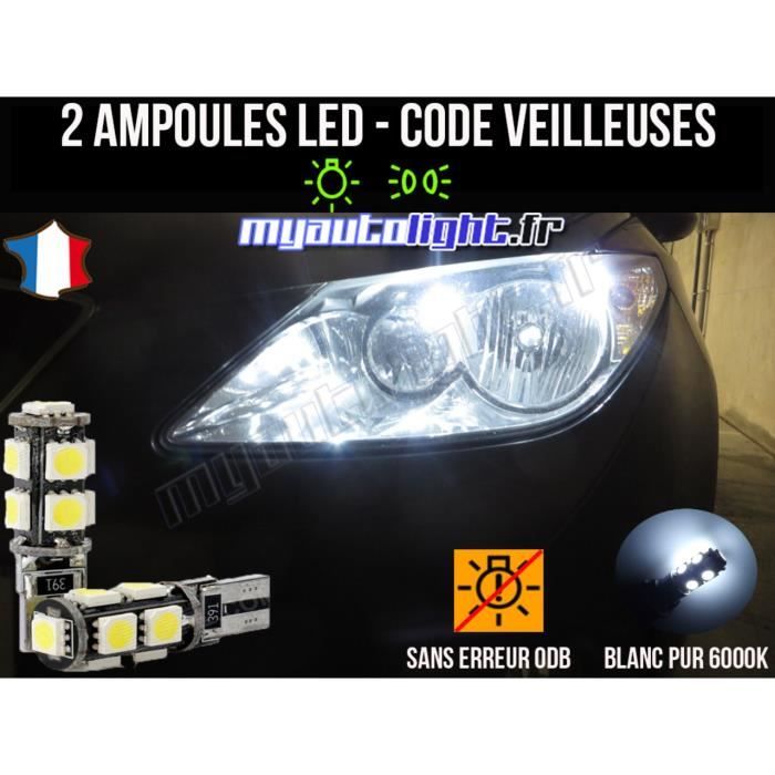 4 ampoules à LED blanc Veilleuses Feux de plaque pour Seat Toledo Altea Toledo