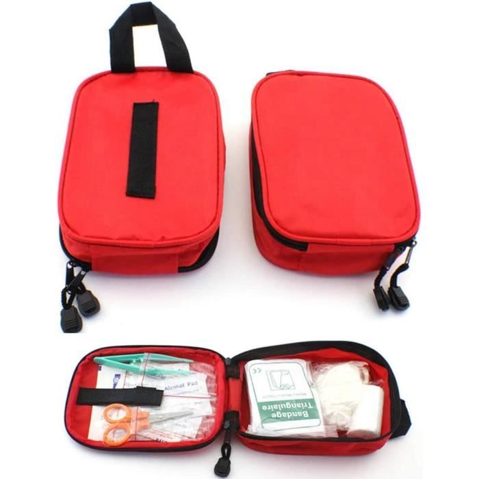 Trousse de Premier Secours 180 Pieces, Boite de d'urgence de Survie Exterieu Variete Complete pour Lieu de Travail, Maison, Voiture, Camping, Voyages, Sports Mini Boite Medical Aide d'urgence Trousse de Premier Secours 180 Pieces, Boite de d'urgence de Survie Exterieu Variete Complete pour Lieu de Travail, Maison, Voiture, Camping, Voyages, Sports Mini Boite Medical Aide d'urgence