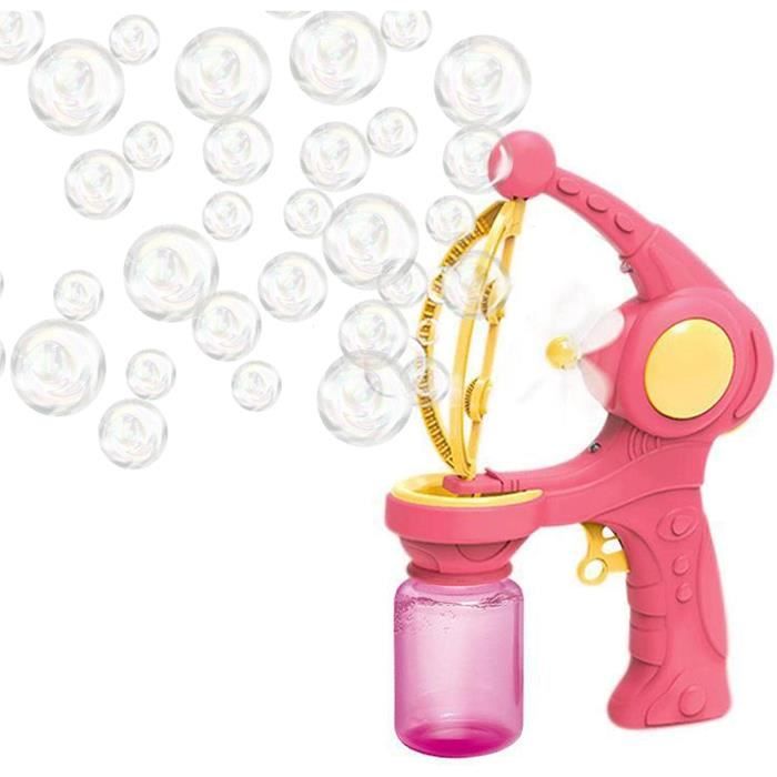 Machine à Bulles Automatique Pour Enfants - Pistolet à Bulles Tondeuse - Crée Plus De 6000 Bulles/Min - Idéal Pour Mariages, Fêtes Et Jeux D'Extérieur