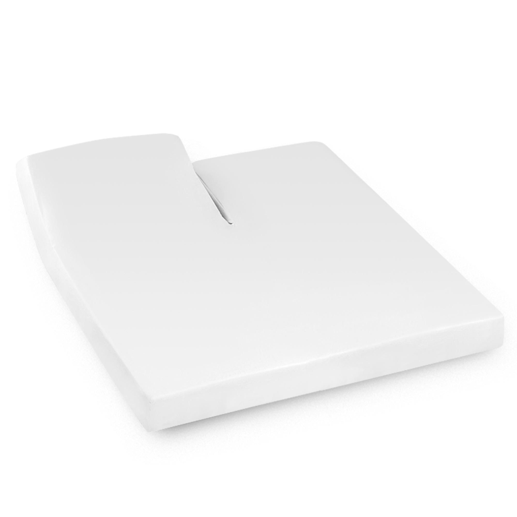 Drap housse relaxation - LINNEA - ALTO - Blanc - Tête relevable - 100x190 cm Drap housse relaxation - LINNEA - ALTO - Blanc - Tête relevable - 100x190 cm