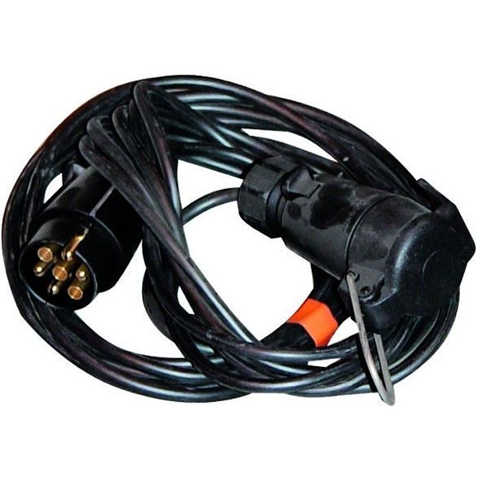 Rallonge 5 mètres standard pour remorque 7 plots m - Cdiscount Auto