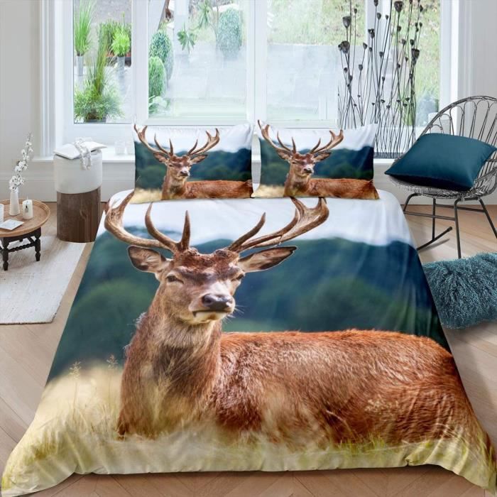 Housse de couette pour enfants -Raton chasseur
