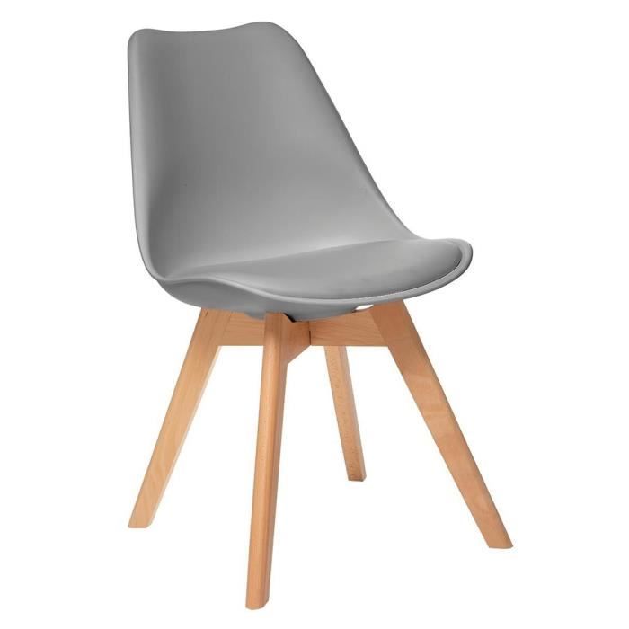 Eazy Living Chaise de Salle à Manger Berenice Gris
