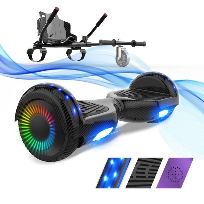 Skateboard électrique avec la télécommande et haut parleur de Bluetooth vert - Auto