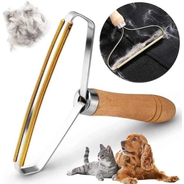 Meilleurs prix pour Rasoir Anti Bouloche Manuel | Brosse Anti Poils Chien Chat Animaux | Nettoyeur Efficace Tapis Peluche Vêtements