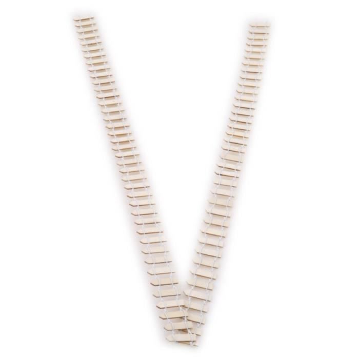 100cm X 5cm Mini Petite Clôture En Bois DIY Mini Maison Jardin Féerique Pot De Plante Décor Bonsaï Terrarium Ornement (Rouge