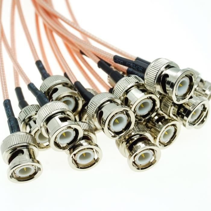 Hangton BNC HD-SDI Koaxialkabel, 3m, RG316, 50 Ohm – Für Kamera-Monitor Videoübertragung