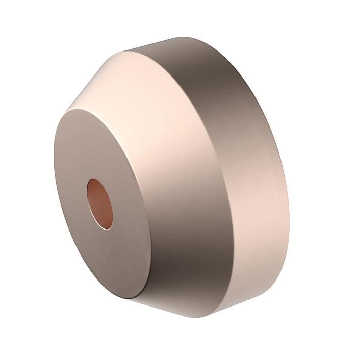 Adaptateur Platine Vinyle ASHATA - Aluminium Argenté - Compatible Disques Gros Trous 45 TR