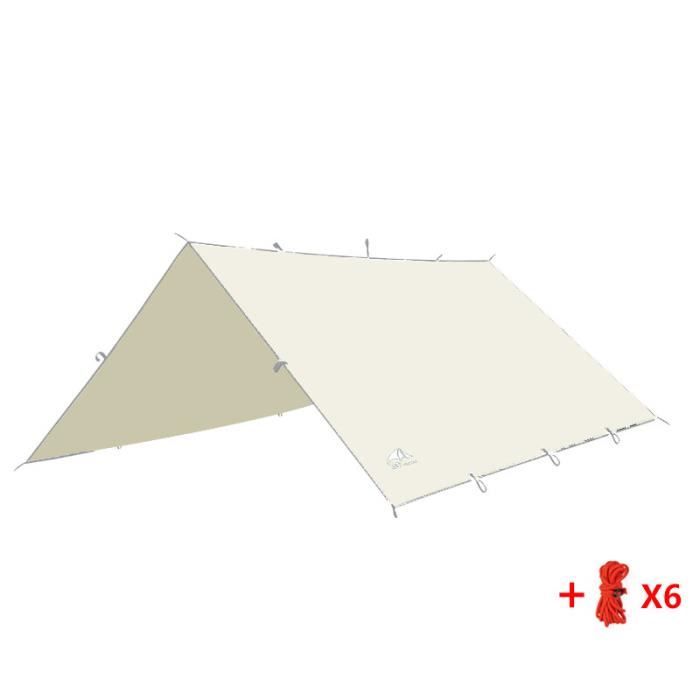 Voile D'Ombrage Octogonale 5.1x5.1m - Imperméable, UV Protection Pour Camping, Jardin, Plage