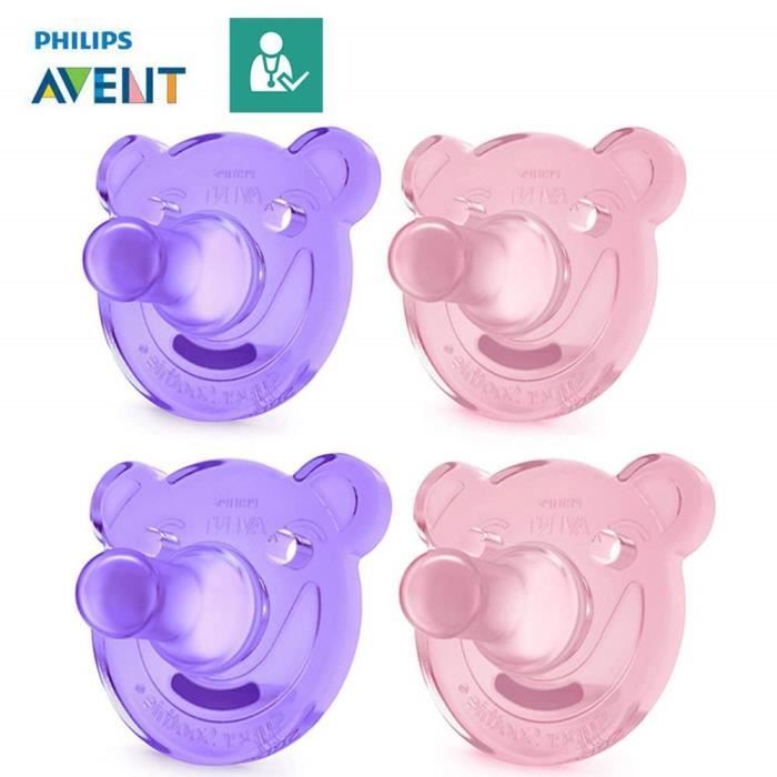 Philips Avent Tétine Soothie03 mo & 3 + MoTaille 1 & Taille 2