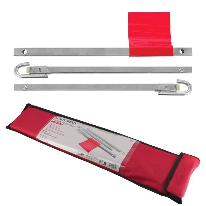 AUTOBEST - Barre de remorquage à tubes carrés.
