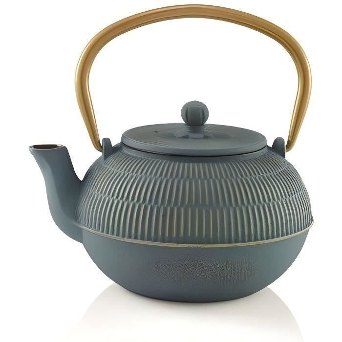 Théière 0.9L Yuan fonte - bleu