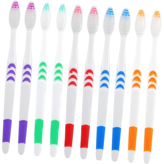 Lot De 100 Brosses Dentaires Jetables Composites Avec Poignées Plastique - Pour Laboratoire Dentaire, Endodontie - Neuf