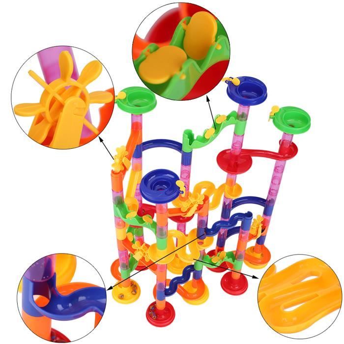 Circuit De Billes Construction Pour Enfants - Jeu De Labyrinthe Et Toboggan à Billes, 4 à 9 Ans, Plusieurs Tailles - 2