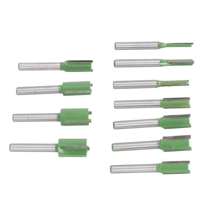 10 Pièces Fraises En Bout Carbure 1 à 3 Mm - Kit Mèches De Précision Pour PCB, Métal, Plastique & Acier Inox