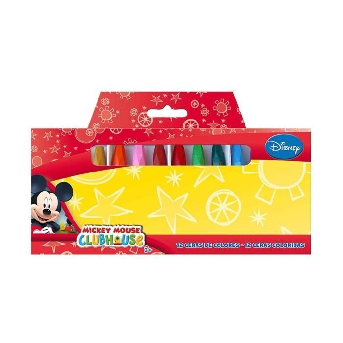 ausmal-Puzzle Mickey Mouse DISNEY 6 crayons cire Nouveau 20 pièces Neuf dans sa boîte 