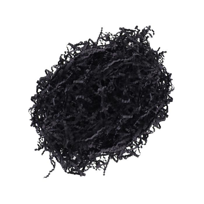 Papier De Soie Déchiqueté Noir Pour Emballage Cadeau - Remplissage Panier, Pâques, Mariage - 200g / 500g / 1kg