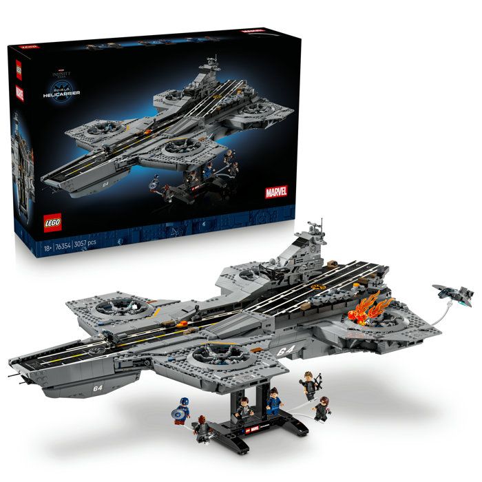 LEGO® Marvel 76354 'héliporteur du Shield - vue 3