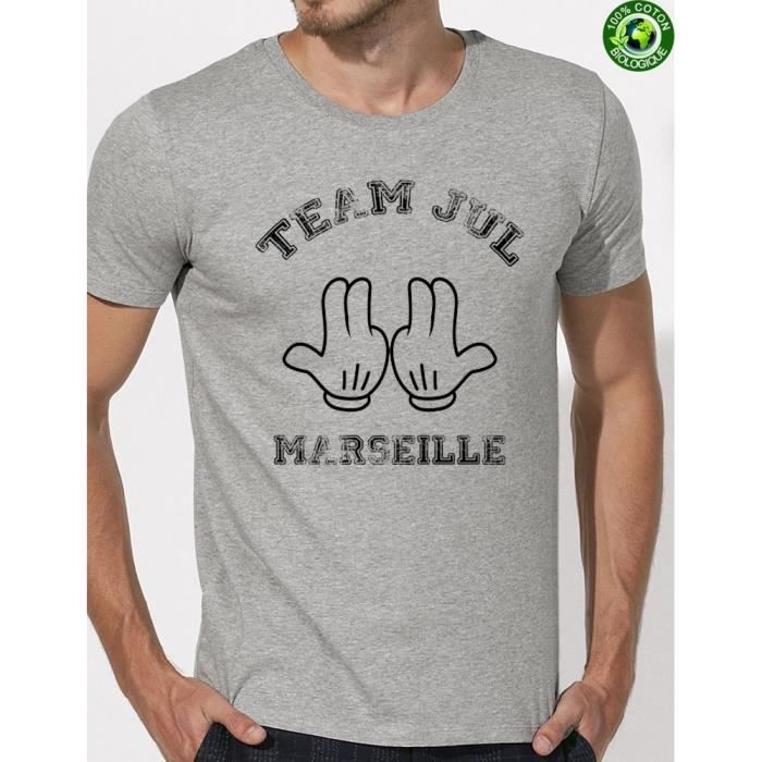 Tshirt Homme Team jul CouleurGris TailleXL Gris Cdiscount Prêtà