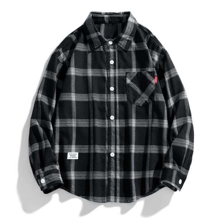 Chemise Boutonnée Ample en Flanelle Karl BDG | Urban Outfitters Canada