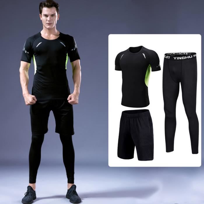 Compression running homme : vêtement, maillot et t-shirt de compression pas  cher