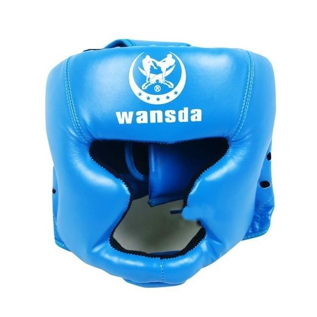 Tongcart Bonne Formation De Boxe Noire Sanda équipement De Protection Casque Casque Fermé Mma Ufc Muay Thai Combat équipement De