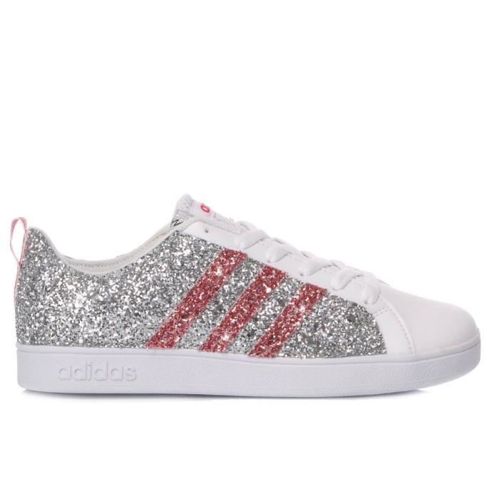 basket argent femme adidas
