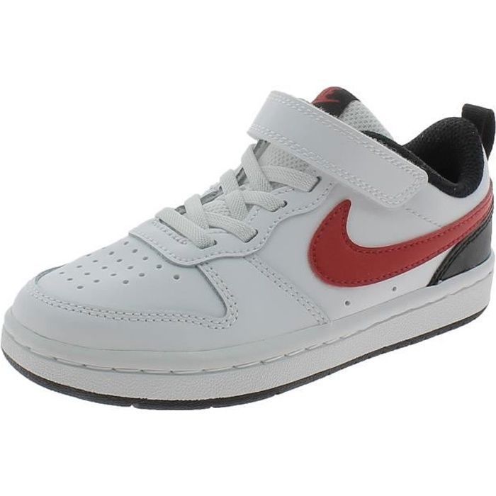 nike court borough low 2 chaussures de sport pour garcon blanc bq5451110