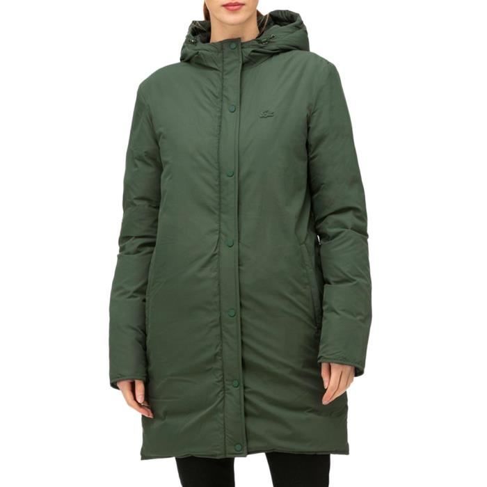 manteau femme lacoste