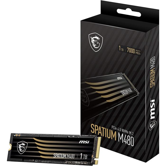 MSI Spatium M480 PRO PCIe 4.0 NVMe .2 1TB PCI Express 4.0 3D NAND Neuf - vue 10