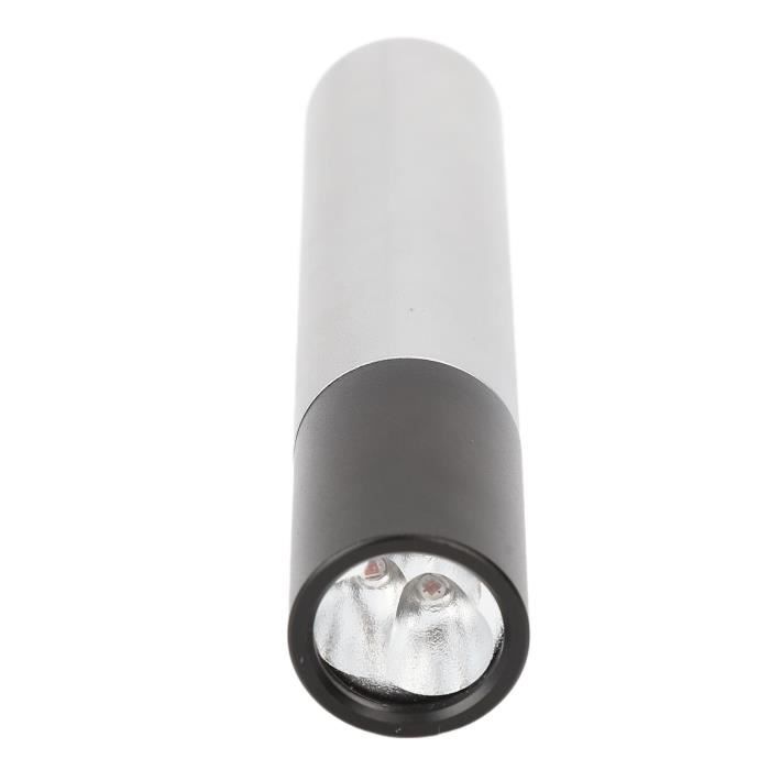 Lampe Torche Rouge LED 670 Nm - Lumière Rouge Pour La Vue - Contre La Fatigue Rétinienne - Piles AAA (Non Incluses)