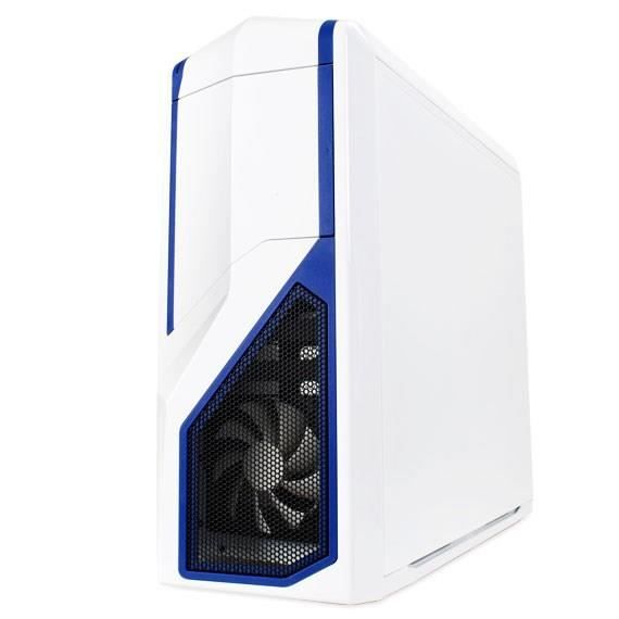 NZXT Boîtier PC Phantom 410 - Blanc et bleu - Cdiscount Informatique