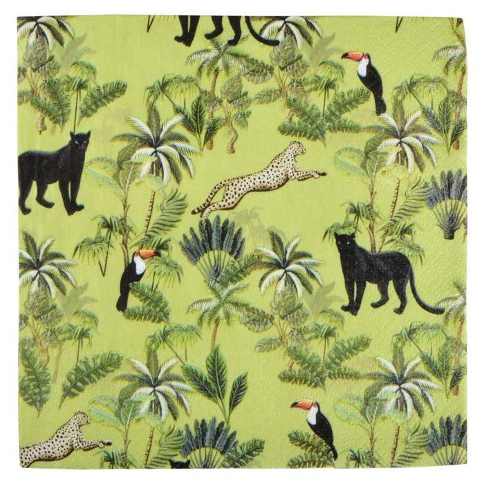 20 Serviettes en papier Chaton