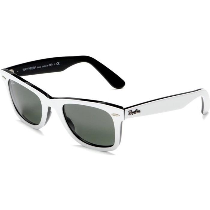 Ray Ban RB2140 Original Wayfarer 956 Achat Vente lunettes de soleil Mixte Blanc Black Friday Cdiscount