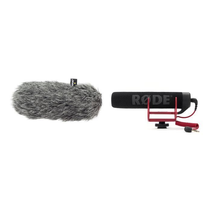 RODE VideoMic GO + DeadCat GO Microphone supercardioïde compact avec