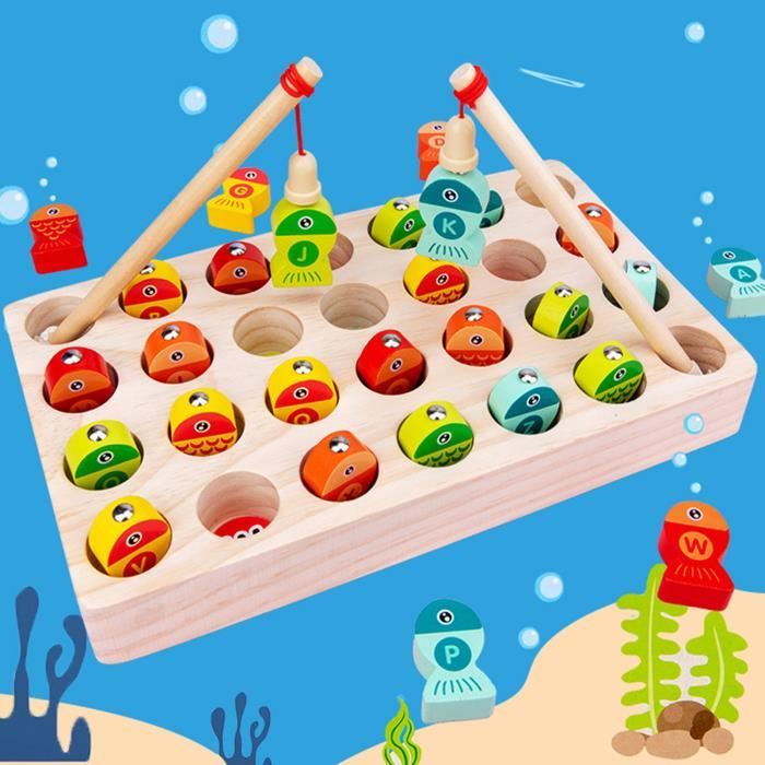 Tbest jouet de poisson pour enfants Jeu de poisson magnétique pour