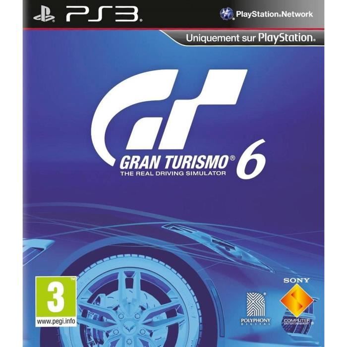 Sony Gran Turismo 6 Jeu PS3 PlayStation 3 Neuf Sous Blister