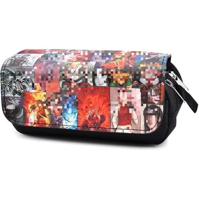 Trousse Scolaire Garçon DNMH - Multi-compartiments - EVA Et Cuir PU - Fermetures éclair