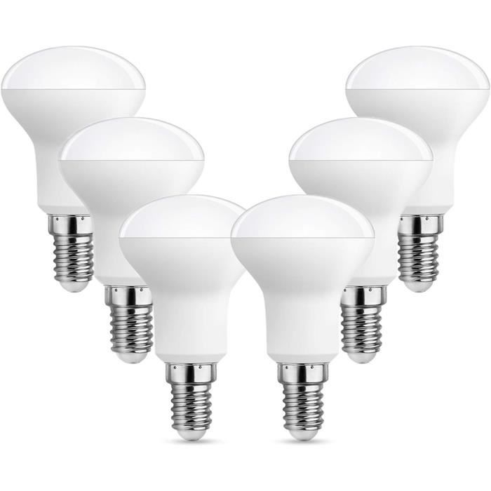 Ampoule Spot LED E14 R50 5W Blanc Neutre 4000K, 500LM 120° Lumière