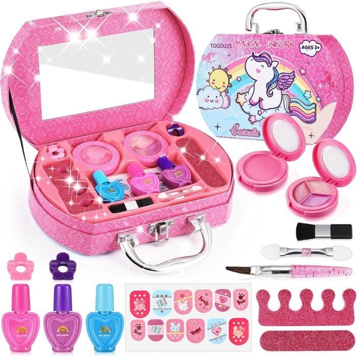 59PCS Maquillage Enfant Fille Maquillage Enfant Jouet Filles Kit de 59PCS Maquillage Enfant Fille Maquillage Enfant Jouet Filles Kit de