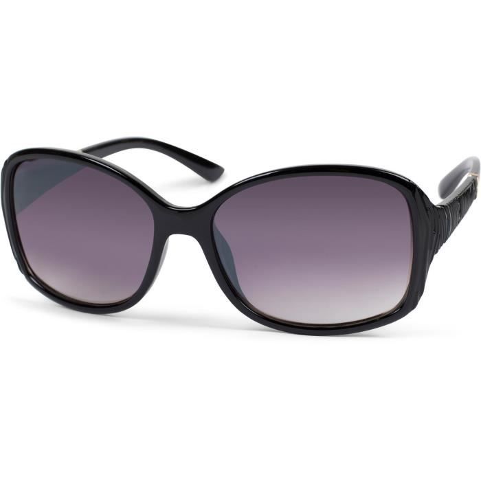 styleBREAKER Lunettes de soleil pour dames Oversize avec verres ovales en polycarbonate et monture en plastique Retro Style 09020092