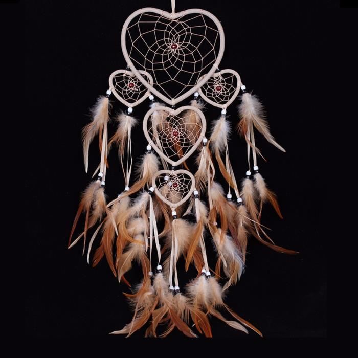 Capteur De Reve Attrape Dreamcatcher Dream Catcher Plume Suspendus Mural  Décor - Cdiscount Maison