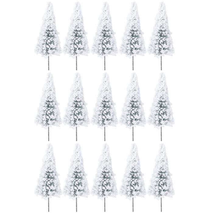 4 Arbres Artificiels Miniatures Réalistes - Parfait Pour Table De Sable, Modèles De Paysage Et Décoration De Jardin
