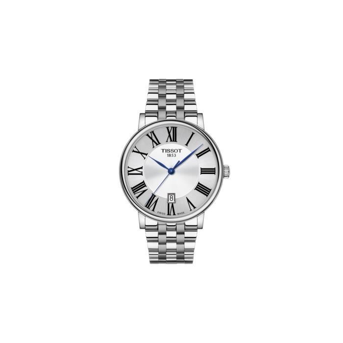 TISSOT Montre Homme Carson Argent&eacute; T1224101103300 Gris 