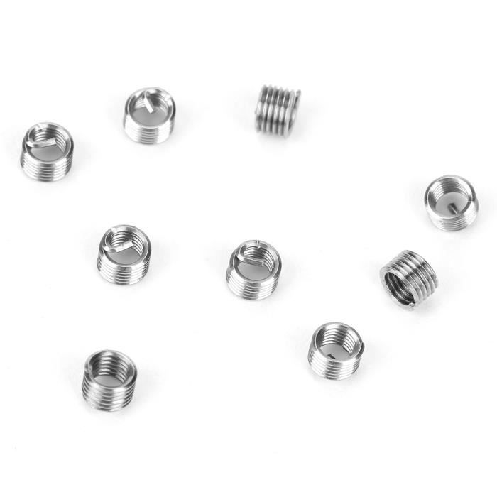 10 Pièces Inserts Filetés Mle Femelle écrou Réducteur Outil De Reparation En Acier Inoxydable Materiel Industriel M6xm3x10 98794707