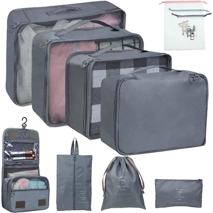 Organisateur Valise, Lot de 11 sac Rangement Valise Organisateur